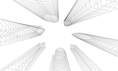 çizgili mimari duvar kağıdı, dijital arkaplan