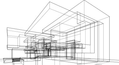 çizgili mimari duvar kağıdı, dijital arkaplan