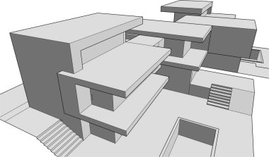 çizgili mimari duvar kağıdı, dijital arkaplan