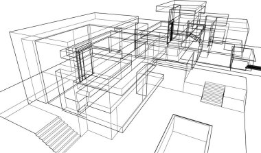 çizgili mimari duvar kağıdı, dijital arkaplan