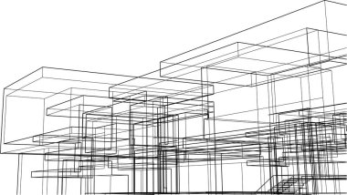 çizgili mimari duvar kağıdı, dijital arkaplan