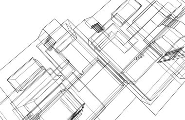 çizgili mimari duvar kağıdı, dijital arkaplan