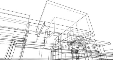 çizgili mimari duvar kağıdı, dijital arkaplan