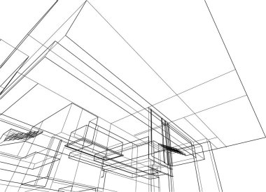 çizgili mimari duvar kağıdı, dijital arkaplan