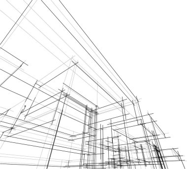 çizgili mimari duvar kağıdı, dijital arkaplan