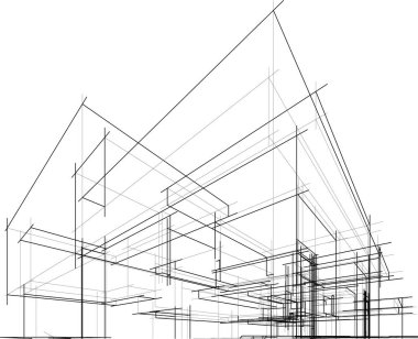 çizgili mimari duvar kağıdı, dijital arkaplan