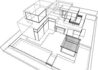 çizgili mimari duvar kağıdı, dijital arkaplan