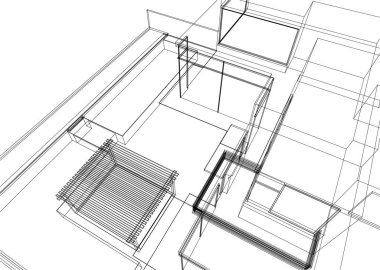 çizgili mimari duvar kağıdı, dijital arkaplan