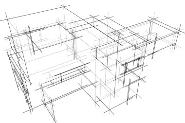 çizgili mimari duvar kağıdı, dijital arkaplan