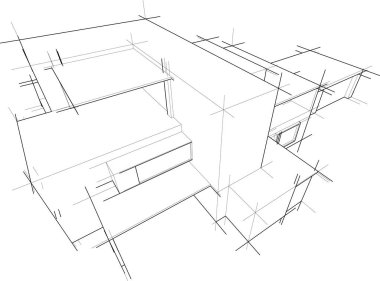 çizgili mimari duvar kağıdı, dijital arkaplan