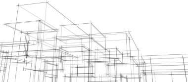 çizgili mimari duvar kağıdı, dijital arkaplan