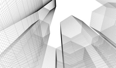 çizgili mimari duvar kağıdı, dijital arkaplan