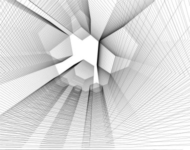 çizgili mimari duvar kağıdı, dijital arkaplan