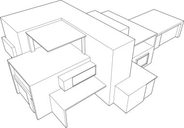çizgili mimari duvar kağıdı, dijital arkaplan