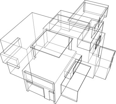 çizgili mimari duvar kağıdı, dijital arkaplan