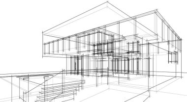 çizgili mimari duvar kağıdı, dijital arkaplan