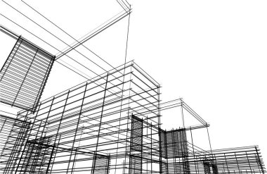 çizgili mimari duvar kağıdı, dijital arkaplan