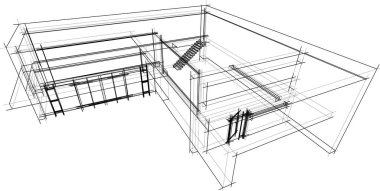 çizgili mimari duvar kağıdı, dijital arkaplan