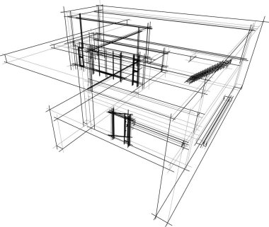 çizgili mimari duvar kağıdı, dijital arkaplan