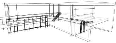 çizgili mimari duvar kağıdı, dijital arkaplan