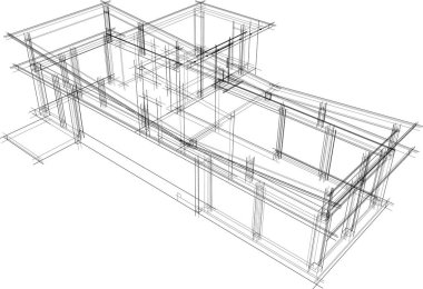 çizgili mimari duvar kağıdı, dijital arkaplan