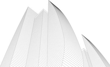 çizgili mimari duvar kağıdı, dijital arkaplan