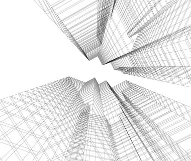 çizgili mimari duvar kağıdı, dijital arkaplan