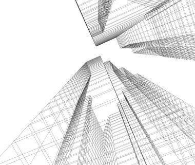 çizgili mimari duvar kağıdı, dijital arkaplan