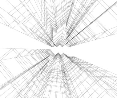 çizgili mimari duvar kağıdı, dijital arkaplan