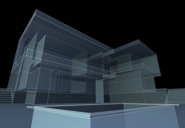 çizgili mimari duvar kağıdı, dijital arkaplan