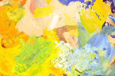 Renkli boya lekeleri, soyut arkaplan