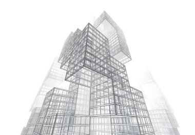 modern mimari duvar kağıdı, dijital arkaplan