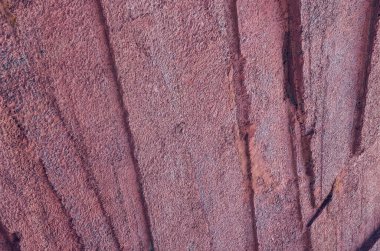 Kırsal kırmızı duvar, yakın çekim