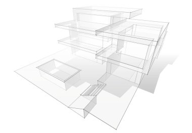 çizgili mimari duvar kağıdı, dijital arkaplan