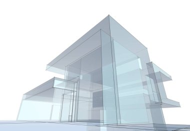 modern mimari duvar kağıdı, dijital arkaplan