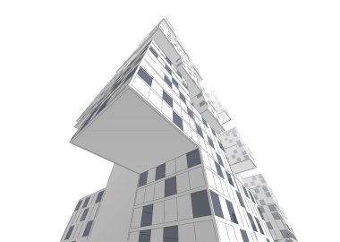 modern mimari duvar kağıdı, dijital arkaplan