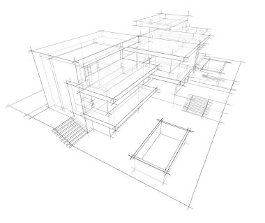 çizgili mimari duvar kağıdı, dijital arkaplan