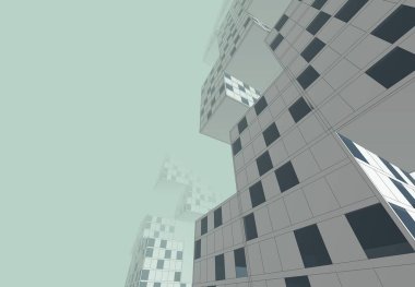 modern mimari duvar kağıdı, dijital arkaplan