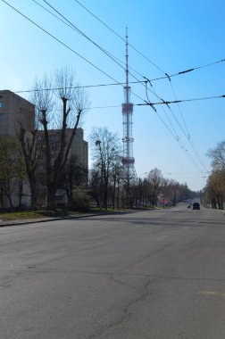 Kyiv şehir sokak manzarası