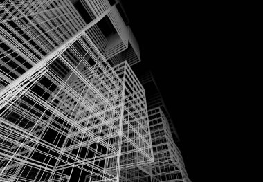 modern mimari duvar kağıdı, dijital arkaplan