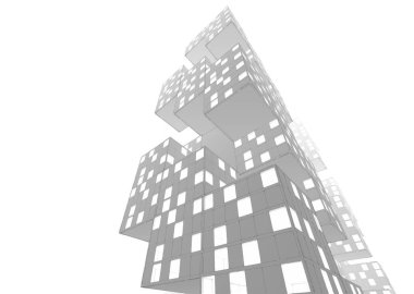 modern mimari duvar kağıdı, dijital arkaplan