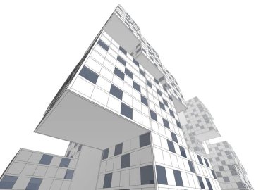 modern mimari duvar kağıdı, dijital arkaplan