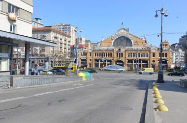 Kyiv şehir sokak manzarası