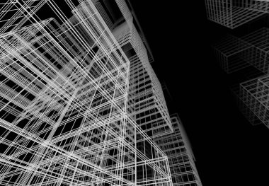 modern mimari duvar kağıdı, dijital arkaplan