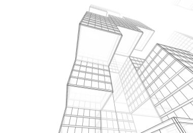 modern mimari duvar kağıdı, dijital arkaplan