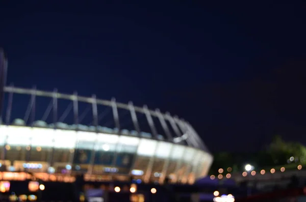 Unfocused Shot Kyiv Olympic Stadium — Stock Photo, Image