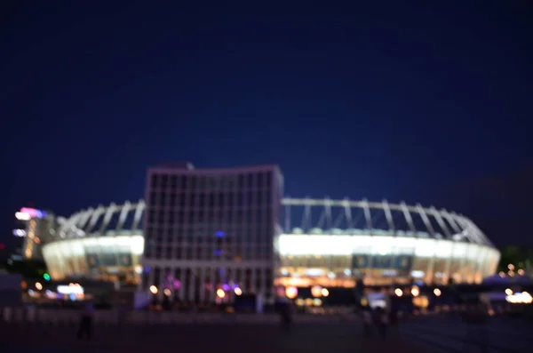 Unfocused Shot Kyiv Olympic Stadium — Fotografia de Stock