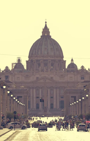 View People Roma City Street Italy — Stock Photo, Image