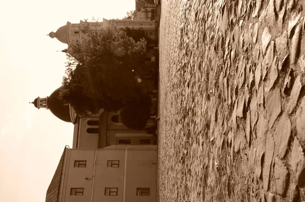 Sepia Toned Shot Old Building Travel Shot — Stockfoto