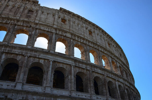 Picturesque shot of Colosseum, Rome, Italy